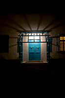 at night