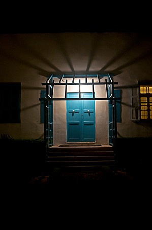 at night